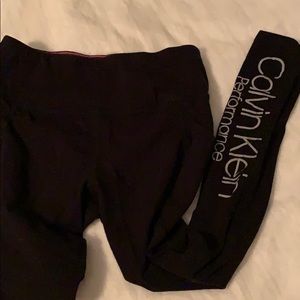Calvin klein performance black leggings